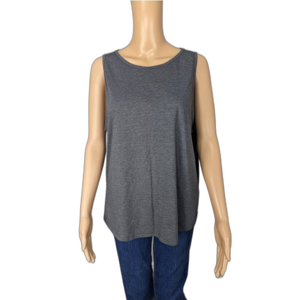 Fabletics Charcoal Heather Millie Tank XL